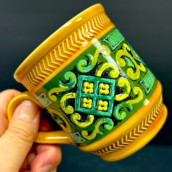 Vintage glazed ceramic retro design mug by SADLER made in England - Picture 4 of 8